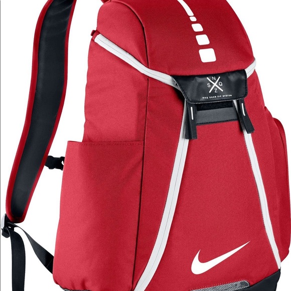 red nike basketball bag